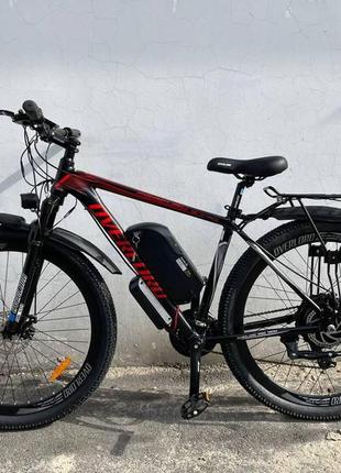 Електровелосипед cubic-bike 29" overlord s700 black/rad lcd m5 1000w 13ah 48 в4 фото