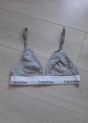 Котоновий бюзгальтер calvin klein1 фото