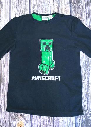 Флисовая пижама minecraft для мальчика 8-9 лет, 128-134 см7 фото