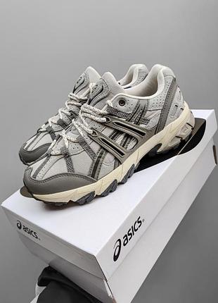 Чоловічі кросівки asics gel sonoma 15-50 beige, якісні зручні повсякденні кросівки для чоловіків