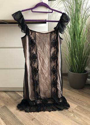 Платье, платьице, оборками, волан, красивое, ажурное, гипюровое,мереживо