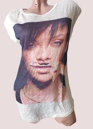 🌿🦩☀️жіноча футболка 44-504 фото