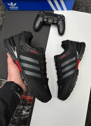 Чоловічі кросівки adidas terrex continental black gray red