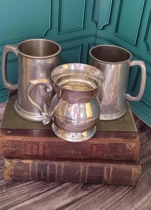 Англія вінтажні келихи олово