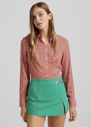 Гарна приталена сорочка bershka нова