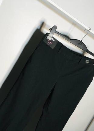 Новые чёрные широкие классические брюки next10 фото