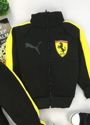 Новий теплий спортивний костюм puma ferrari, 8-10 років, зріст 140 см3 фото