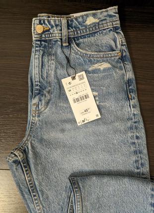 Джинси zara mom мом9 фото