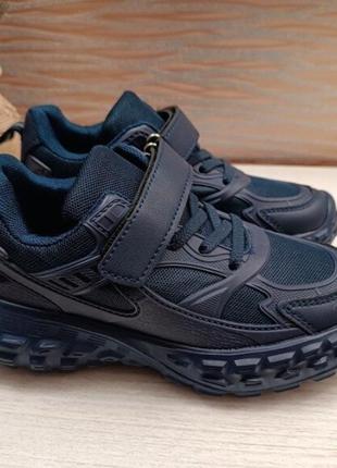Темно - синие качественные кроссовки дышащие tом.м4 фото
