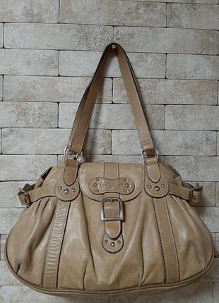 Кожаная сумка loncchamp