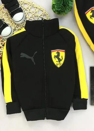 Новий теплий спортивний костюм puma ferrari, 8-10 років, зріст 140 см4 фото