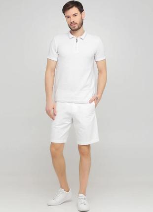 Massimo dutti оригинальные мужские белые шорты чиносы