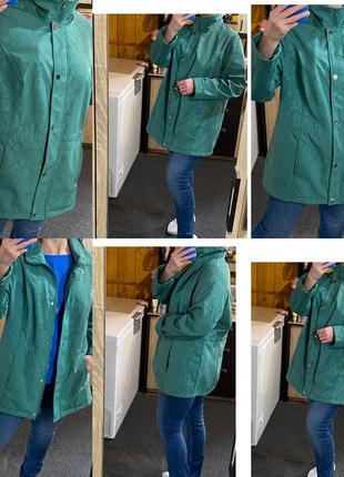 Актуальная комфортная термо куртка/ветровка изsoft shell, m.collection,p.50-522 фото