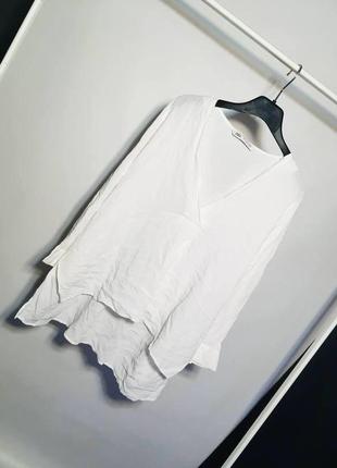 Белая блуза zara