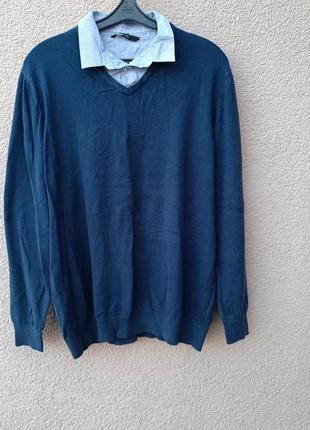 🔥 розпродаж чоловічий светр пуловер лонгслів george 48-50р