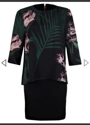 Элегантное двойное платье люксового бренда ted baker2 фото