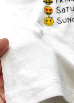Футболка та шорти lupilu emoji 4-5-6 років. літній костюм набір комплект костюмчик піжама піжамка домашній піжамний lidl george primark c&a hm3 фото