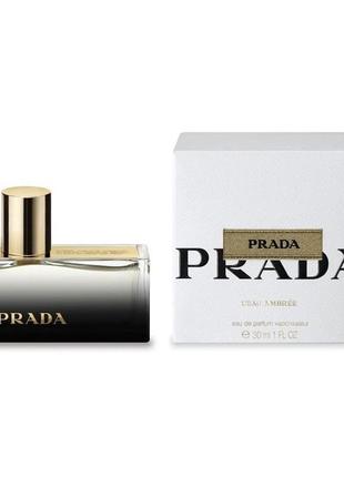 Жіночі парфуми prada l'eau ambree tester (прада ле омбре) парфумована вода 80 ml/мл тестер