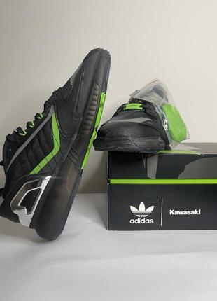 Kawasaki zx 5k boost black green4 фото