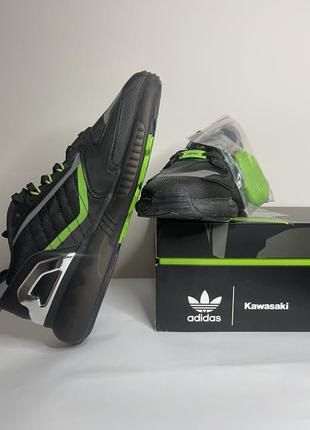 Kawasaki zx 5k boost black green3 фото