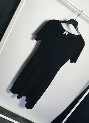 Чёрное приталенное платье asos1 фото