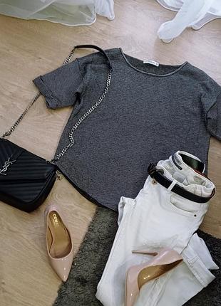 Футболка zara оверсайз р.s