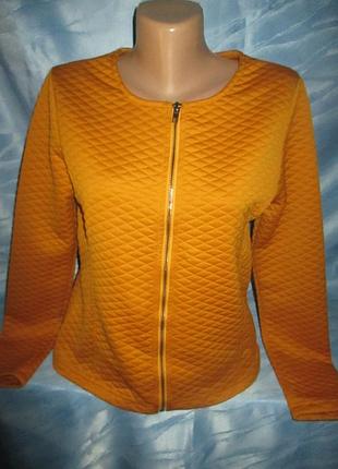 Рыжий пиджачёк на молнии,36\38р