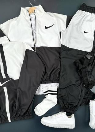 Весенний спортивный костюм nike, весенняя спортивка,плащовка, штаны+ветровка2 фото