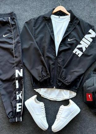 Весенний спортивный костюм nike, весенняя спортивка,плащовка, штаны+ветровка3 фото