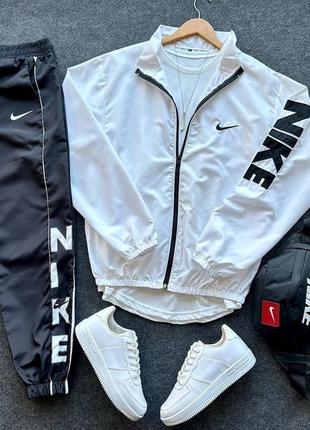 Весенний спортивный костюм nike, весенняя спортивка,плащовка, штаны+ветровка4 фото