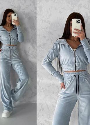 Велюровый спортивный костюмчик