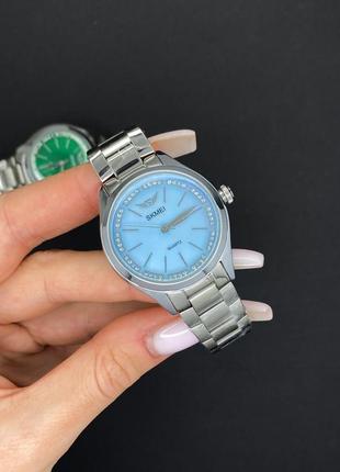 Женские классические наручные  часы с металлическим браслетом skmei 1964 sibu7 фото