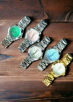 Женские классические наручные  часы с металлическим браслетом skmei 1964 siwt10 фото
