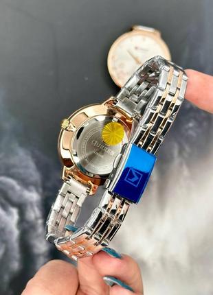 Жіночий класичний наручний  годинник зі сталевим браслетом curren c9068l comb gold4 фото