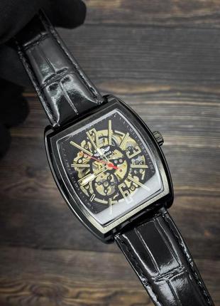 Чоловічий механічний  наручний годинник скелетон winner 8199 ab з автопідзаводом.2 фото