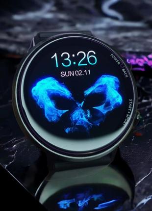 Женские водонепроницаемые умные часы с сенсорным amoled экраном modfit allure black  украинский язык