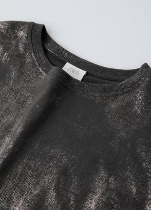 Реглан кофта з напиленням zara 3
