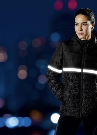Crivit • куртка демісезонна водовідштовхувальна та вітрозахисна для жінки, розмір м чорний3 фото