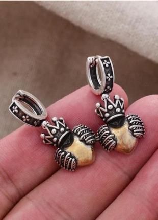 Сережки срібло silver original  бренд
