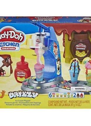 Набор для творчества hasbro play-doh мороженое с глазурью (e6688)1 фото