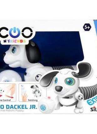 Інтерактивна іграшка silverlit робот-собака dackel junior (88578)9 фото