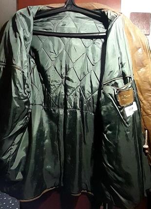 Немецкая кожаная куртка парка большой размер