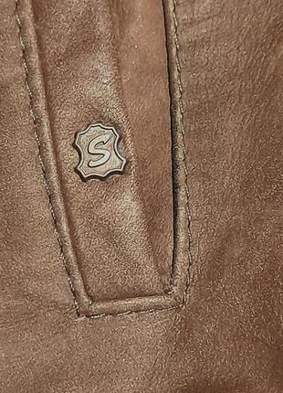 Немецкая кожаная куртка парка большой размер