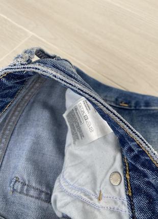 Сині джинси скіні з потертостями від hm8 фото