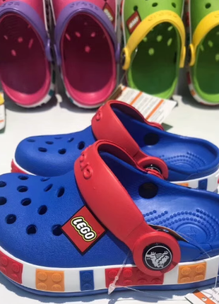 Кроксы crocs lego + джибитсы в подарок к каждой паре! )