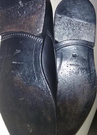 Шкіряні чорні туфлі hugo boss,розмір 43 (28,5 см)7 фото