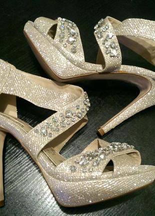 Opulence by next босоніжки, сандалі туфлі блискучі 25