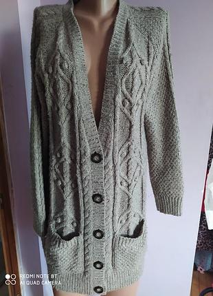 Кофта кардиган женская, size 14, papaya