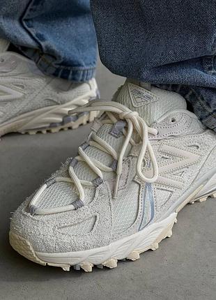 New balance 610 color off white кросівки демі унісекс жіночі чоловічі весна осінь кремові демисезонные кроссовки топ качество женские мужские беж крем