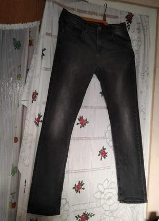 Супер джинси сталевого кольору р.l\xl"tam tailor",99%котон,1%єластан.3 фото